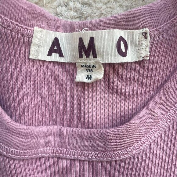 Pink Ribbed Tank Top - Picture 4 of 5